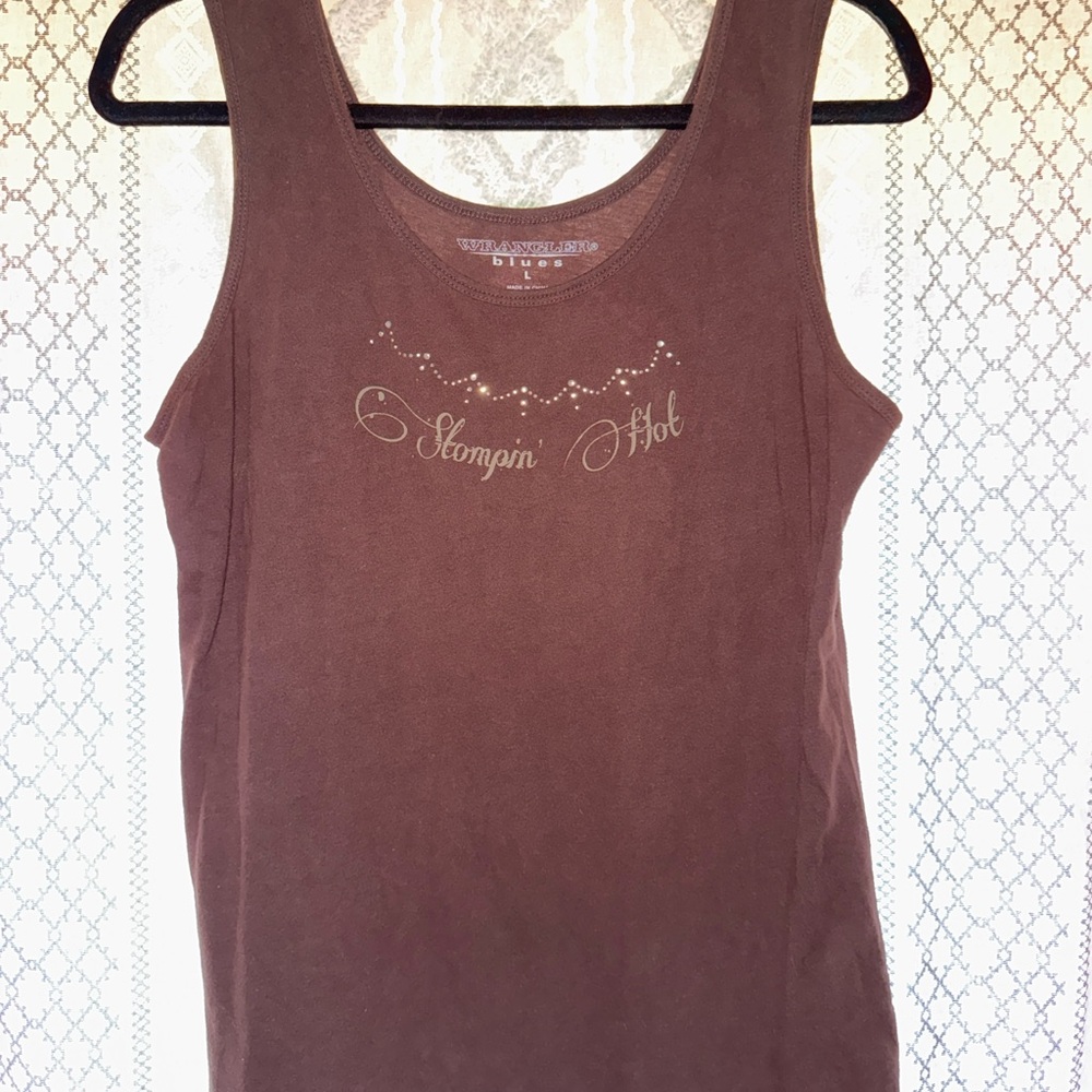 Wrangler Brown Tank Top